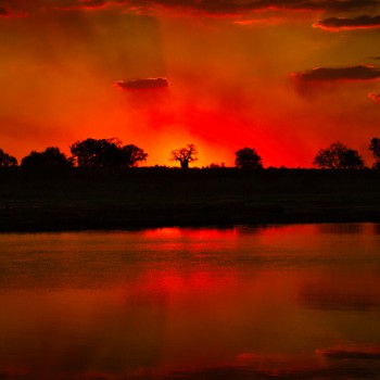 Chipinda Pool sunset